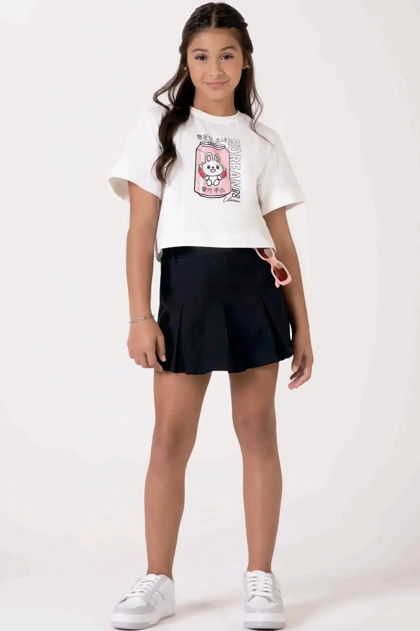 Blusa Boxy Over em Meia Malha 90568 Lilimoon Teen Menina