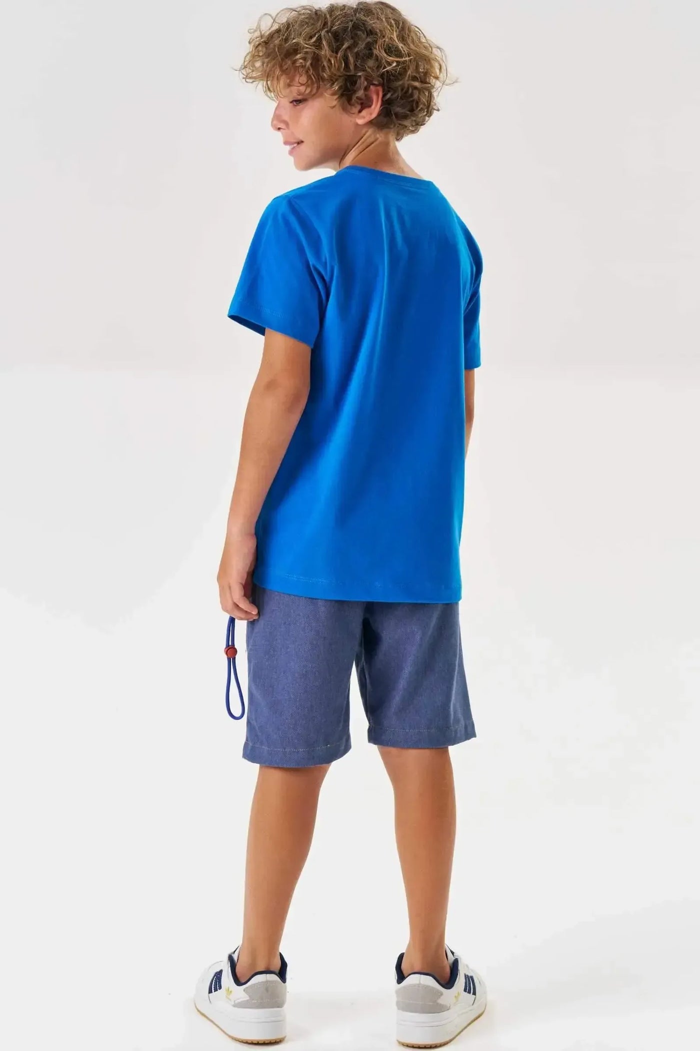 Bermuda em Cotton Jeans com Elastano 87060 Johnny Fox Teen Menino