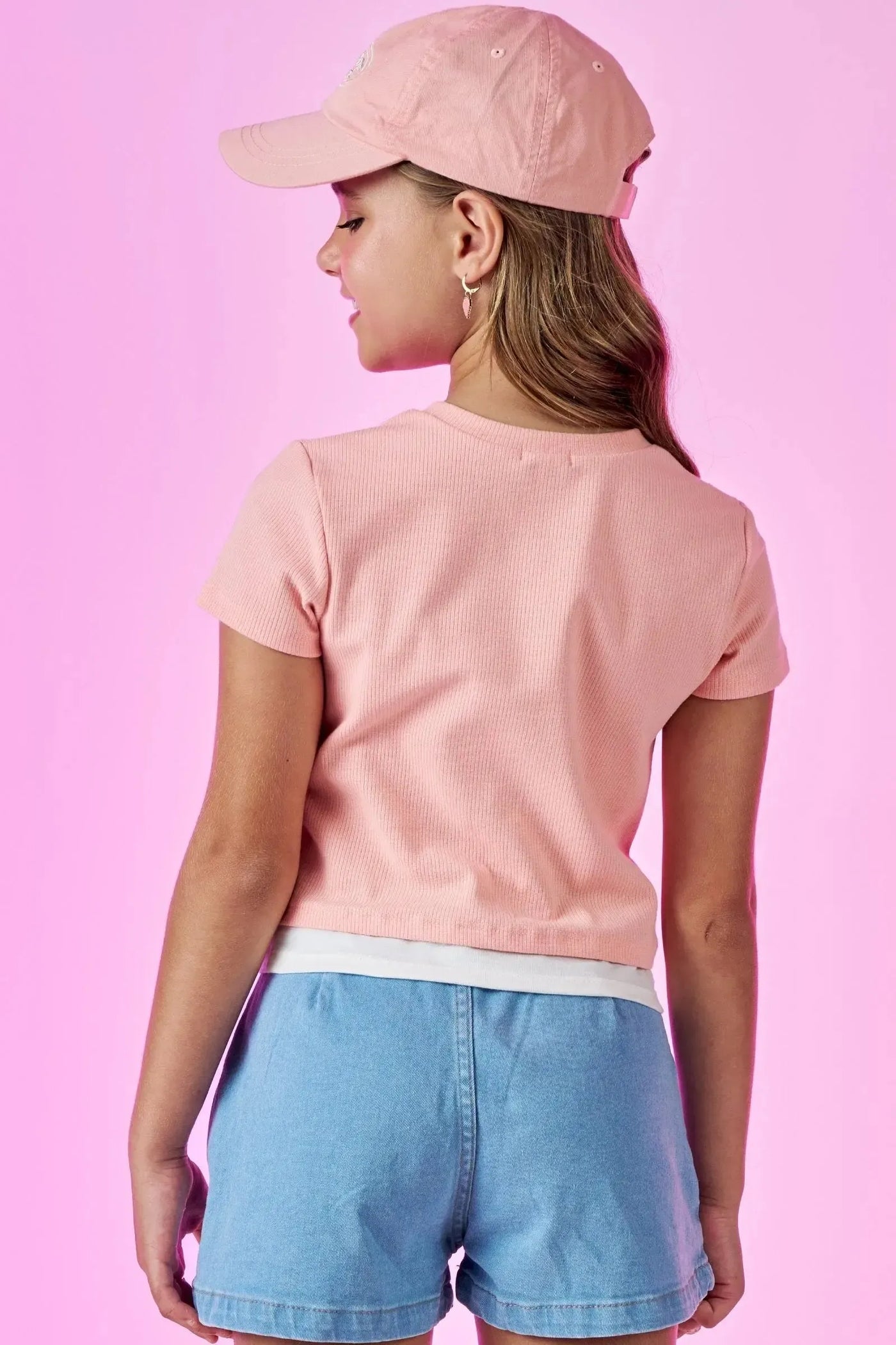 Blusa Boxy em Canelado Liz 87512 Vic&Vicky Teen Menina