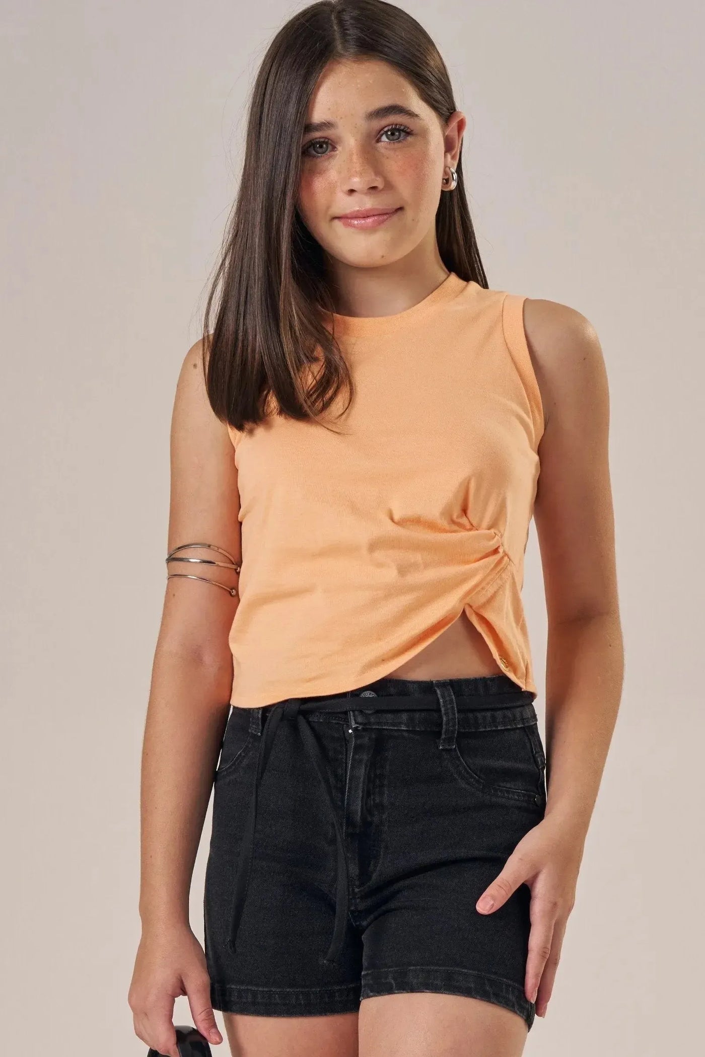 Blusa Boxy em Meia Malha 86354 Lilimoon Teen Menina