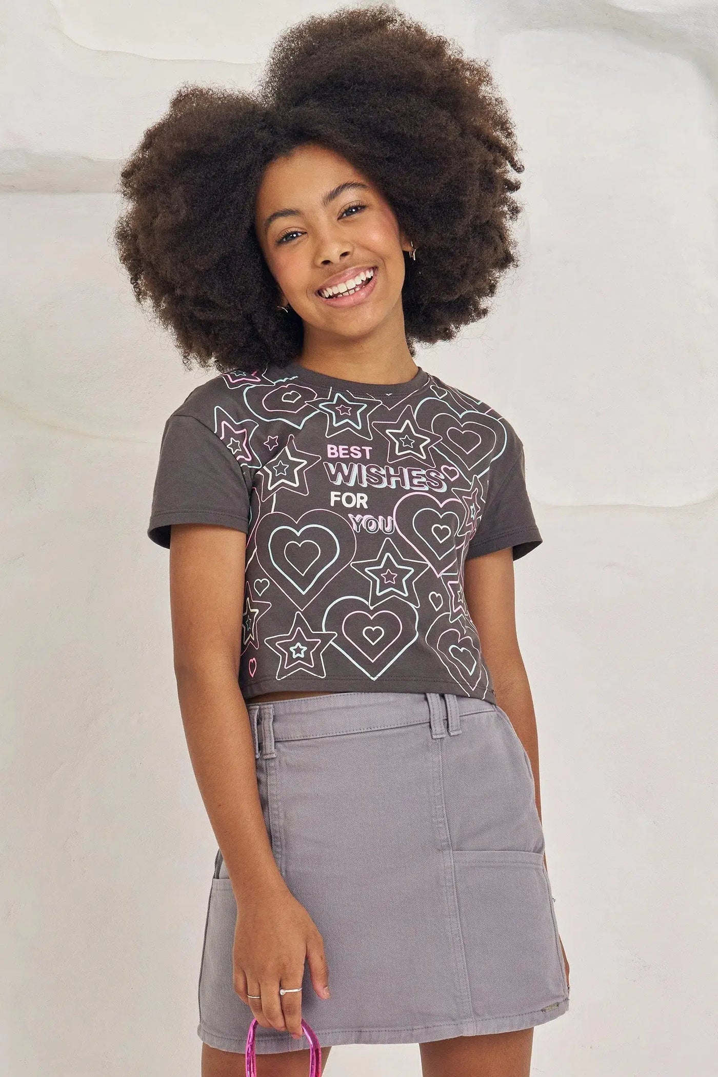 Blusa Boxy Over Teen Menina em Meia Malha 81511 Lilimoon