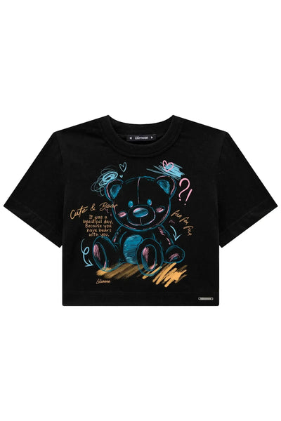 Blusa Boxy Over em Meia Malha 90570 Lilimoon Teen Menina