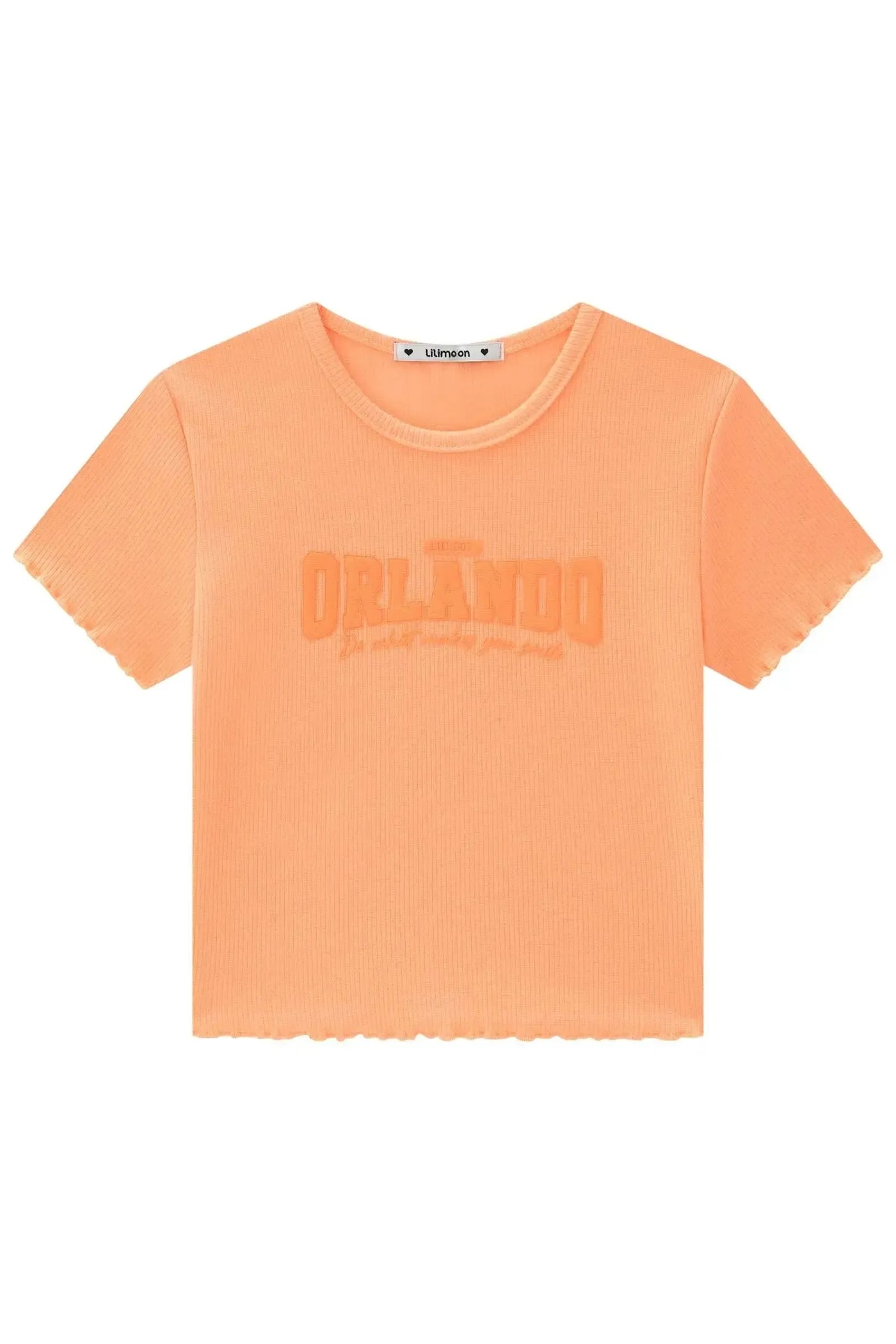 Blusa Cropped em Canelado Liz 86372 Lilimoon Teen Menina