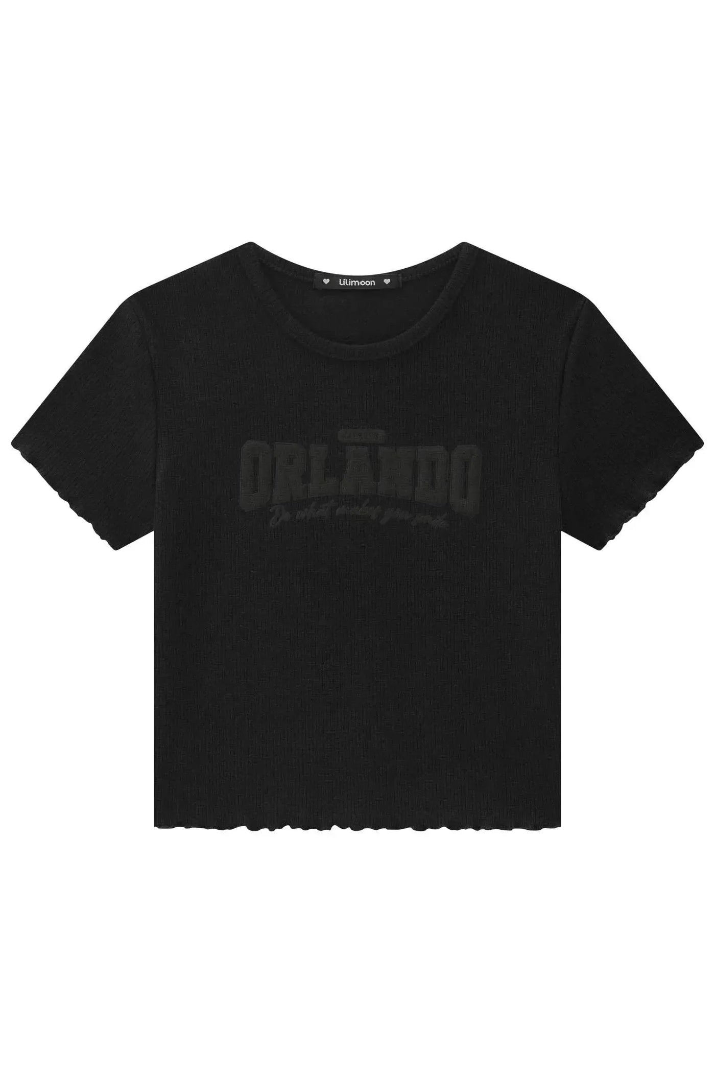 Blusa Cropped em Canelado Liz 86372 Lilimoon Teen Menina