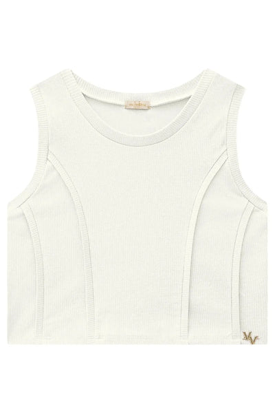 Blusa Cropped em Canelado Liz 87523 Vic&Vicky Teen Menina