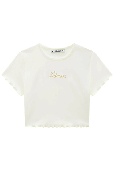 Blusa Cropped em Canelado Liz 88775 Lilimoon Teen Menina