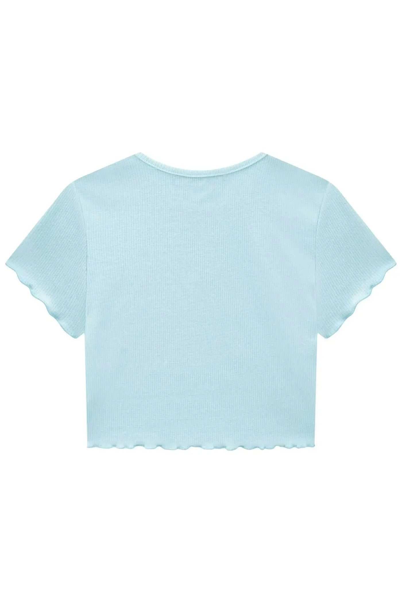 Blusa Cropped em Canelado Liz 88775 Lilimoon Teen Menina