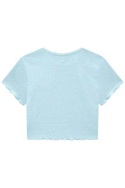 Blusa Cropped em Canelado Liz 88775 Lilimoon Teen Menina