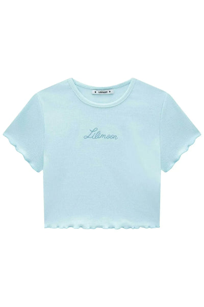 Blusa Cropped em Canelado Liz 88775 Lilimoon Teen Menina