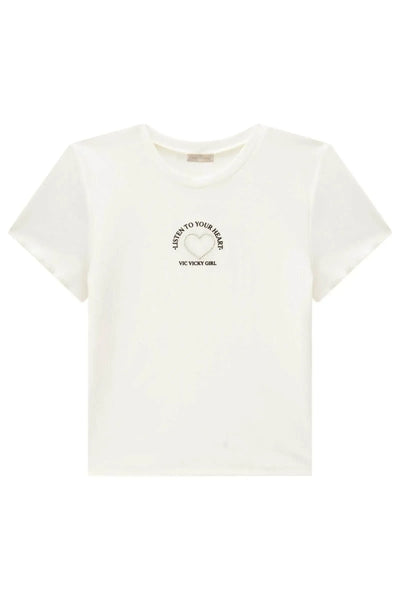 Blusa em Canelado Liz 87115 Vic&Vicky Teen Menina