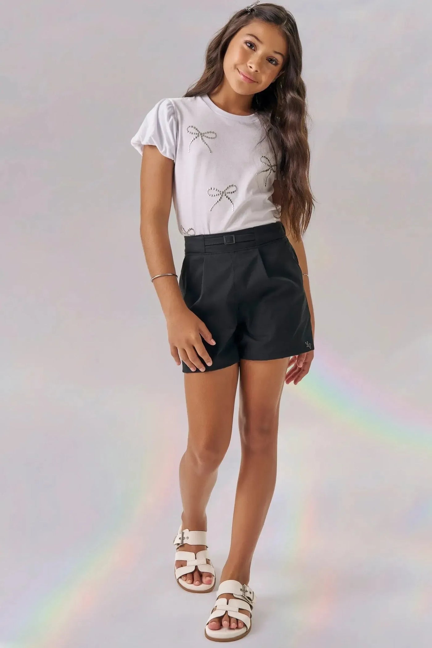 Blusa em Meia Malha 87514 Vic&Vicky Teen Menina