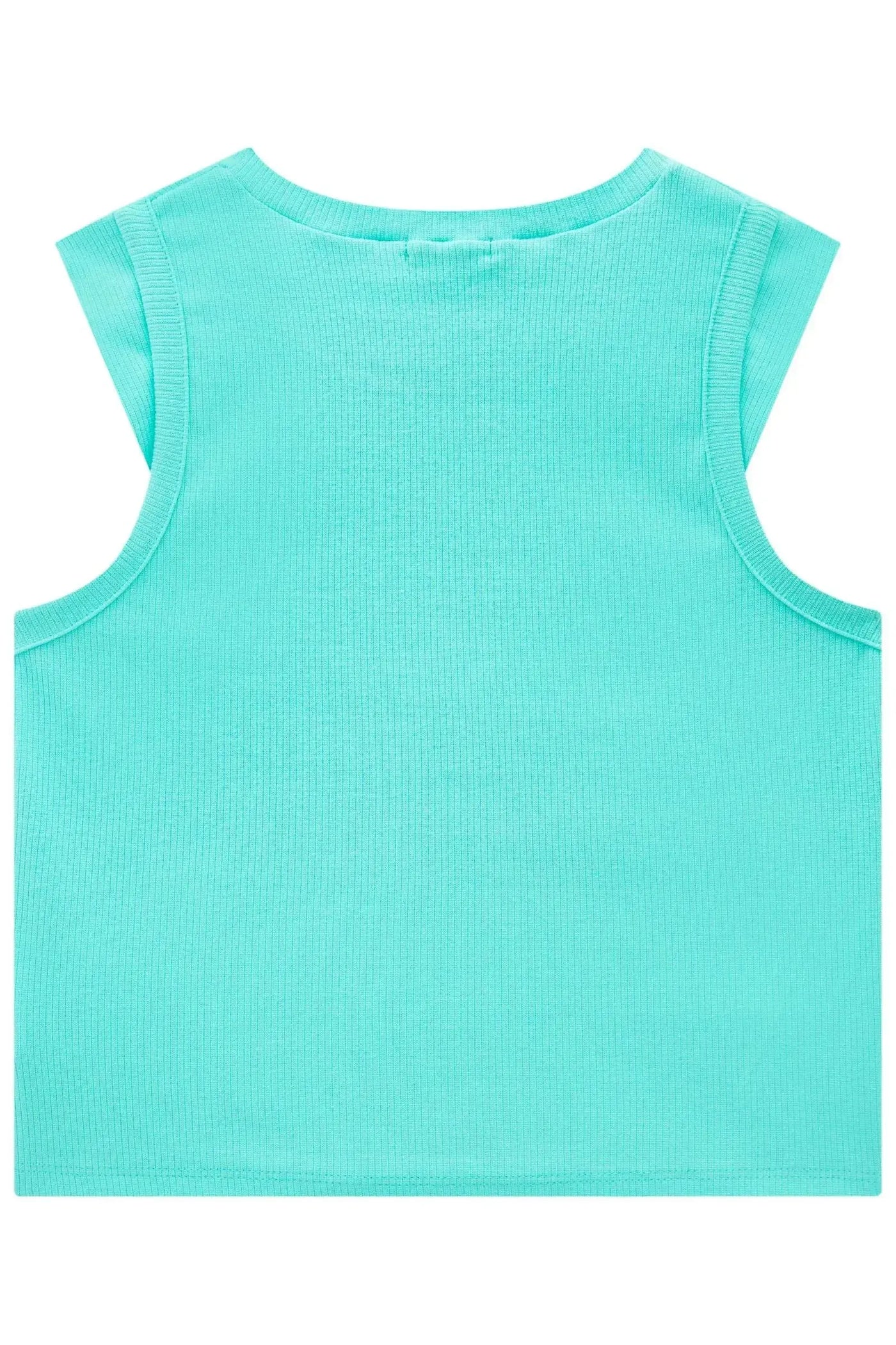 Blusa Regata Boxy em Canelado Liz 86904 Vic&Vicky Teen Menina