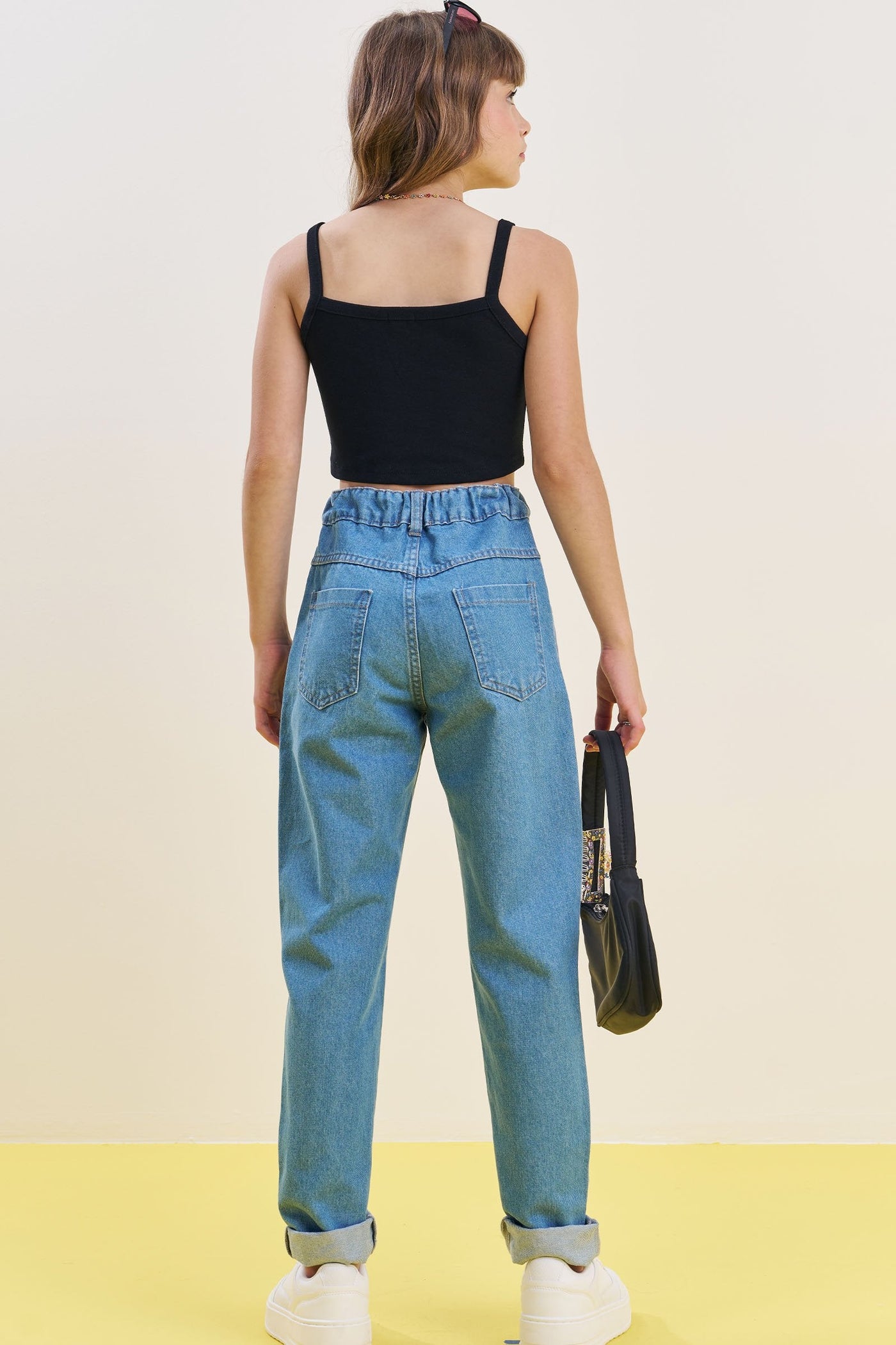 Calça Mom em Jeans 83723 Vic&Vicky Teen Menina