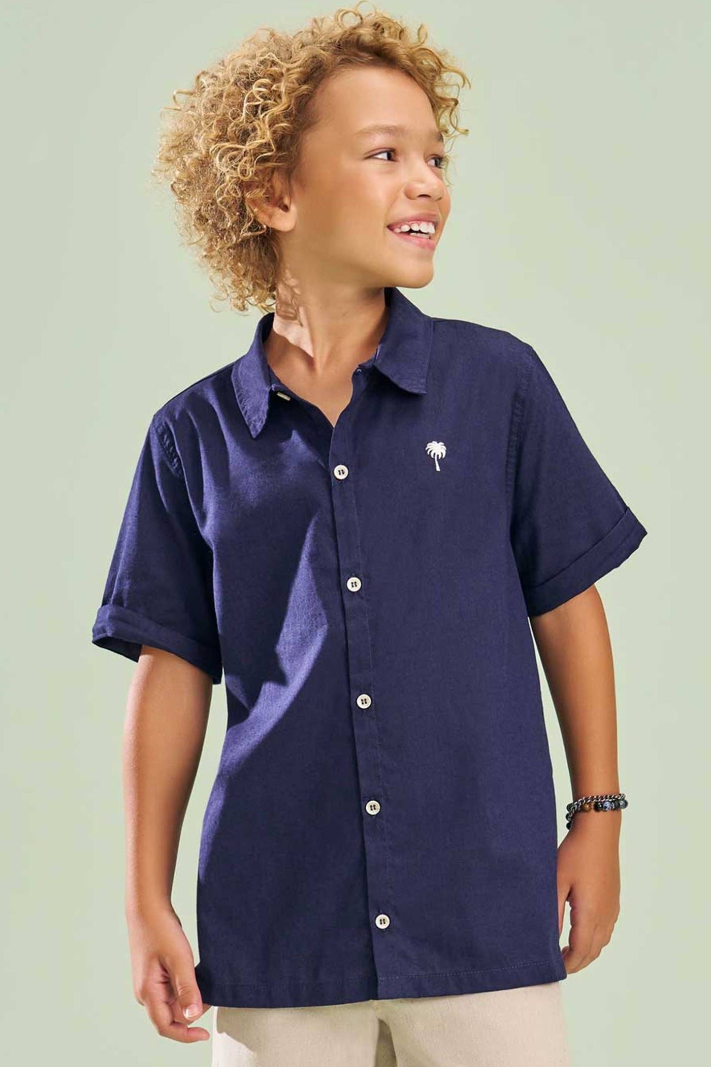 Camisa em Linho Deluxe 78468 Johnny Fox