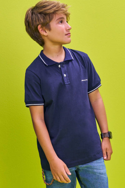 Camisa Polo em Meia Malha 77290 Johnny Fox