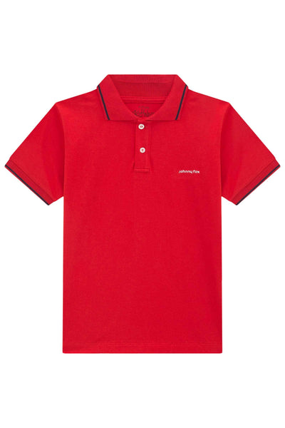 Camisa Polo em Meia Malha 77290 Johnny Fox