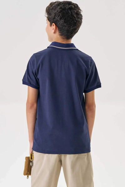 Camisa Polo em Piquet com Elastano 86875 Johnny Fox Teen Menino