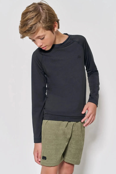 Camiseta com Malha Uv Dry com Proteção UV50+ 87243 Johnny Fox Teen Menino