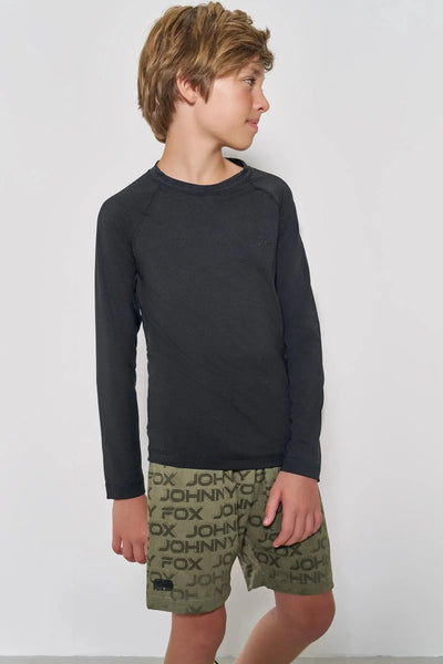 Camiseta com Malha Uv Dry com Proteção UV50+ 87243 Johnny Fox Teen Menino