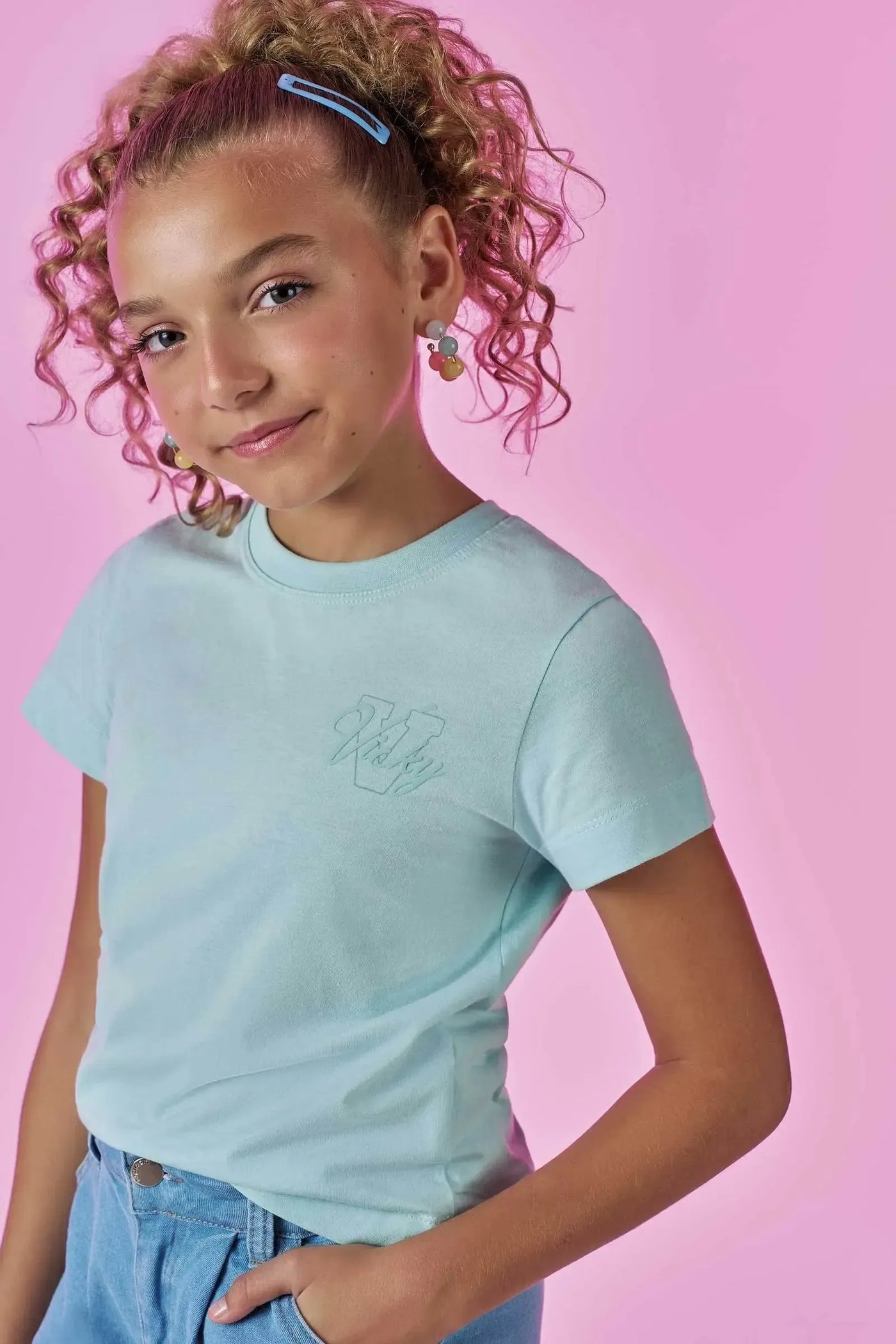 Camiseta Comfy em Meia Malha 86895 Vic&Vicky Teen Menina