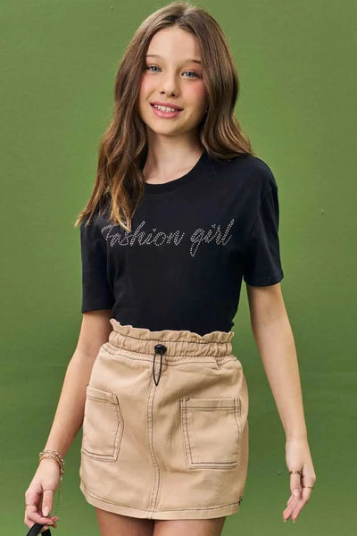 Camiseta em Meia Malha 79988 Lilimoon Teen Menina