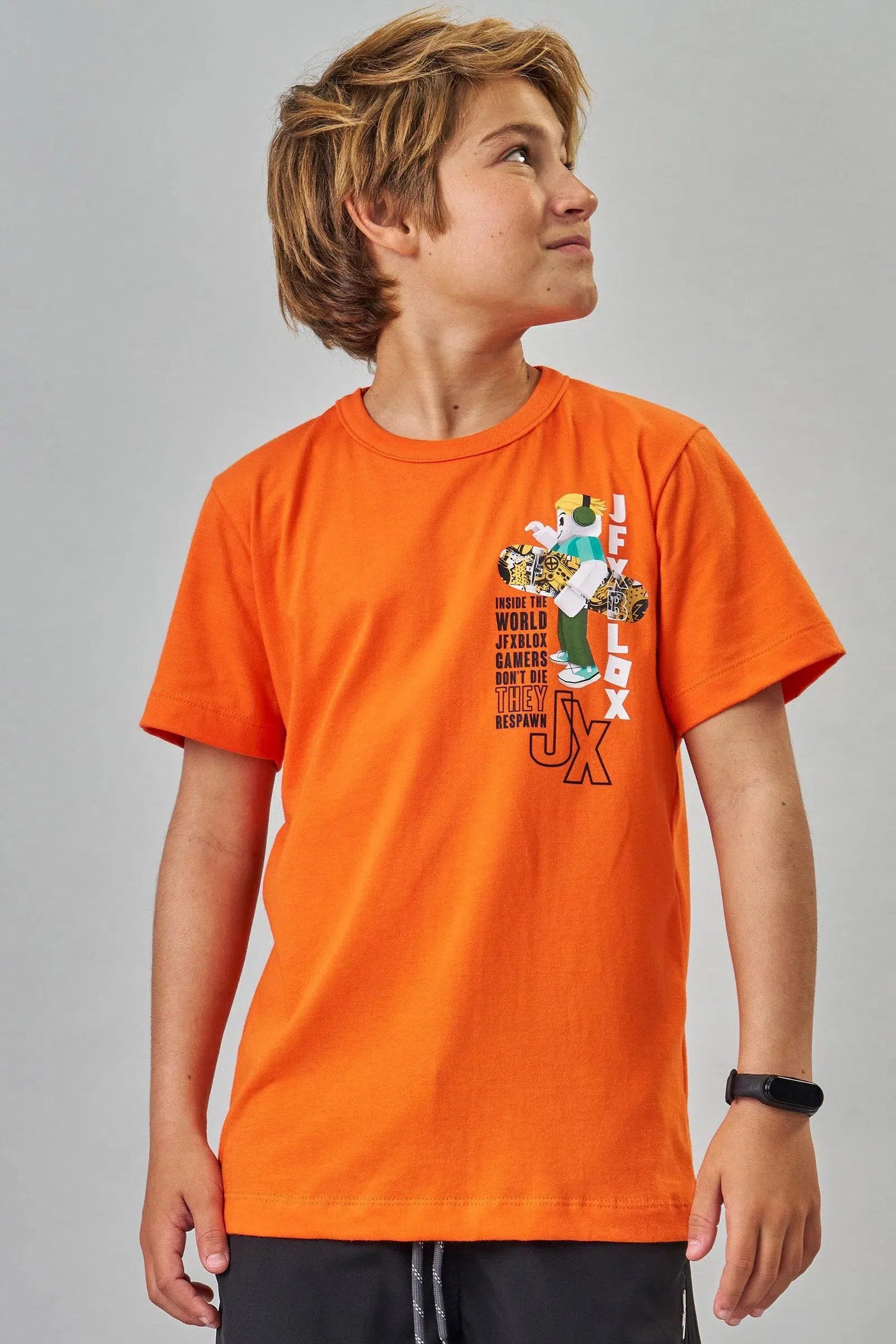 Camiseta Teen Menino em Meia Malha 82161 Johnny Fox