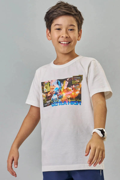 Camiseta Teen Menino em Meia Malha 82200 Johnny Fox