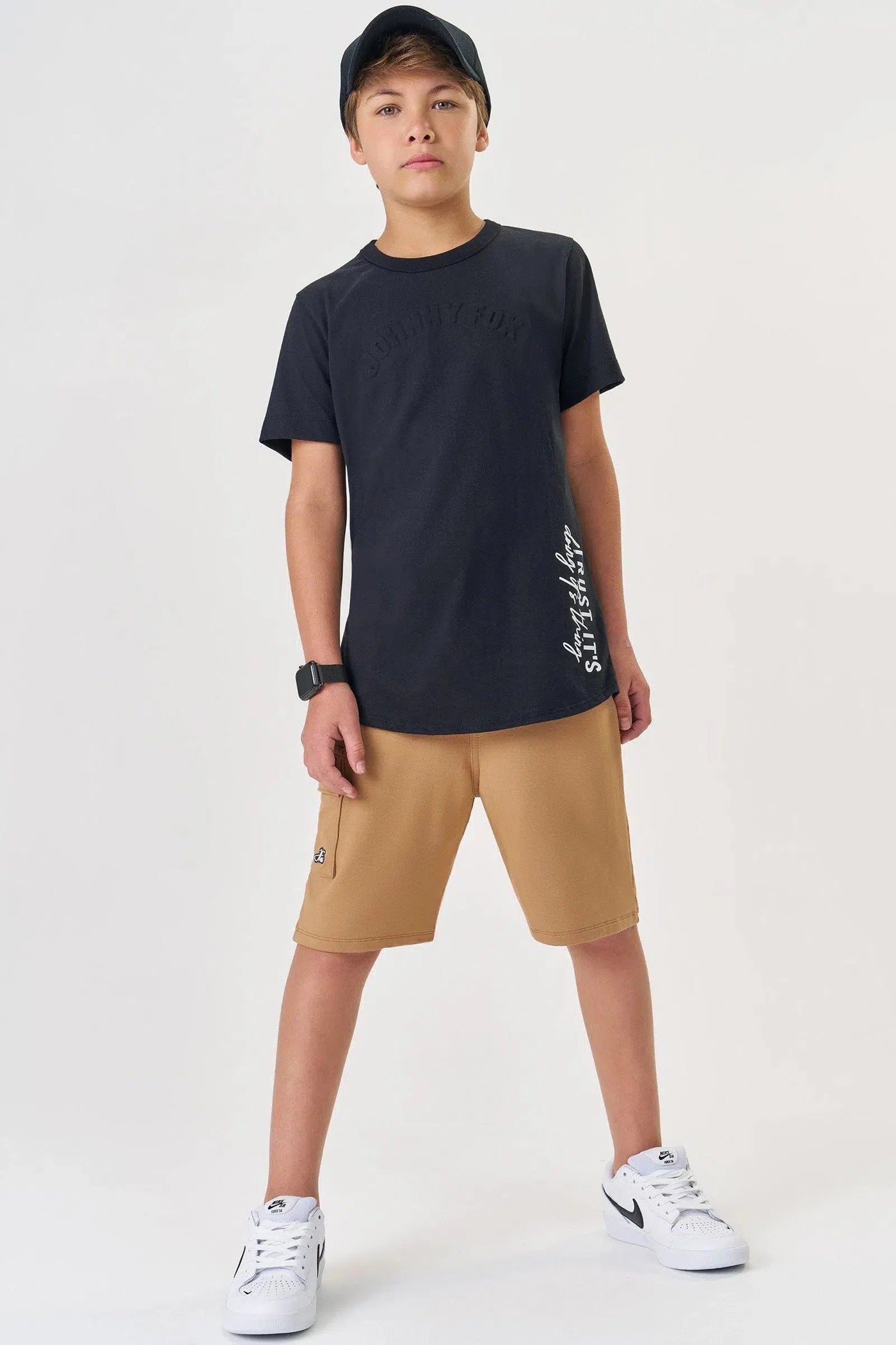 Camiseta Teen Menino em Meia Malha 82257 Johnny Fox