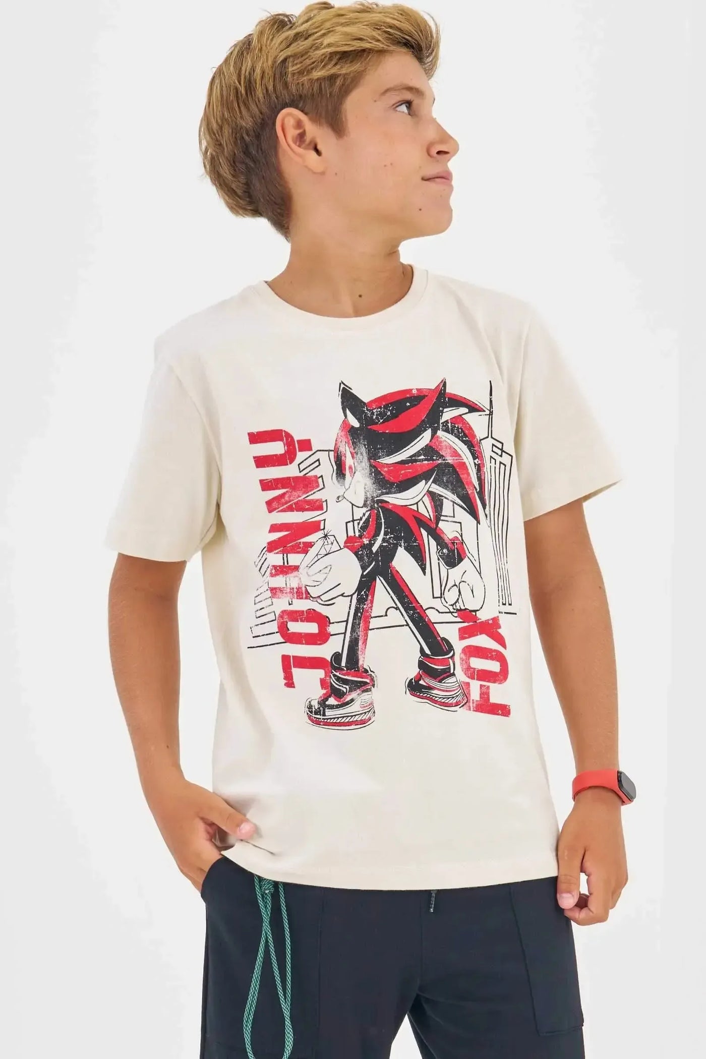 Camiseta em Meia Malha 86316 Johnny Fox Teen Menino