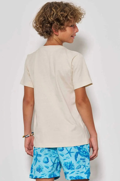 Camiseta em Meia Malha 86829 Johnny Fox Teen Menino