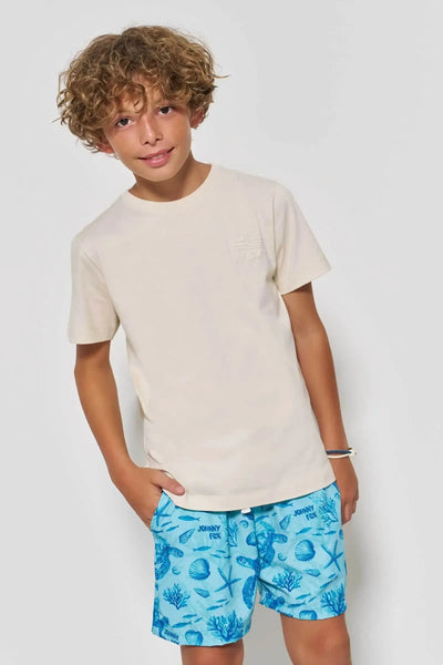 Camiseta em Meia Malha 86829 Johnny Fox Teen Menino