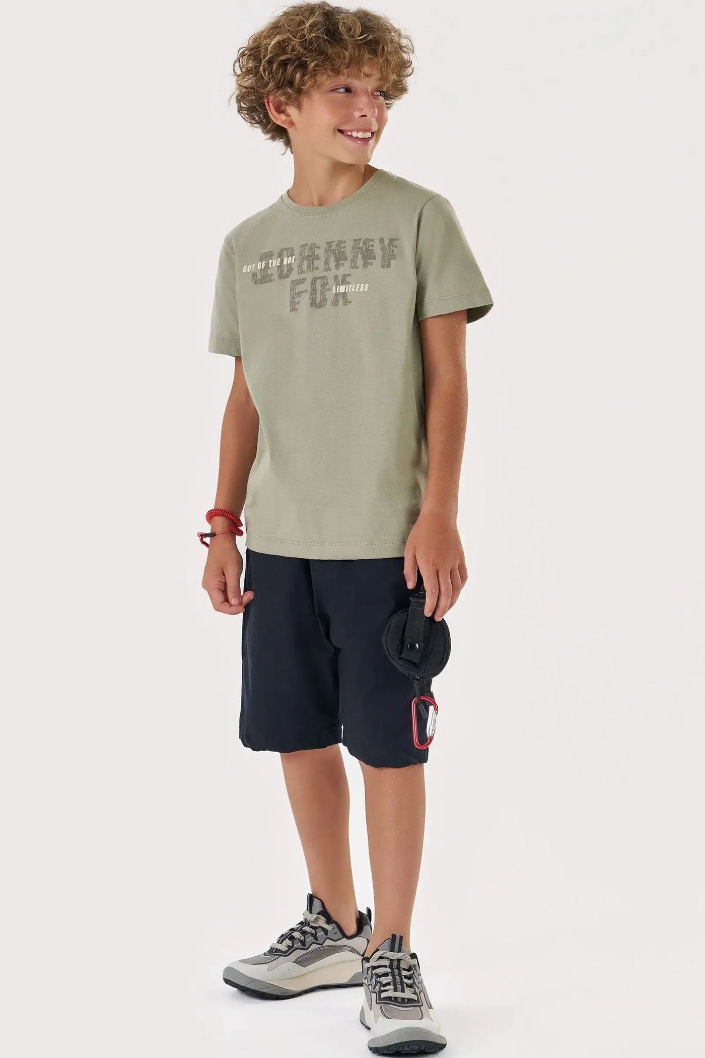 Camiseta em Meia Malha 87002 Johnny Fox Teen Menino