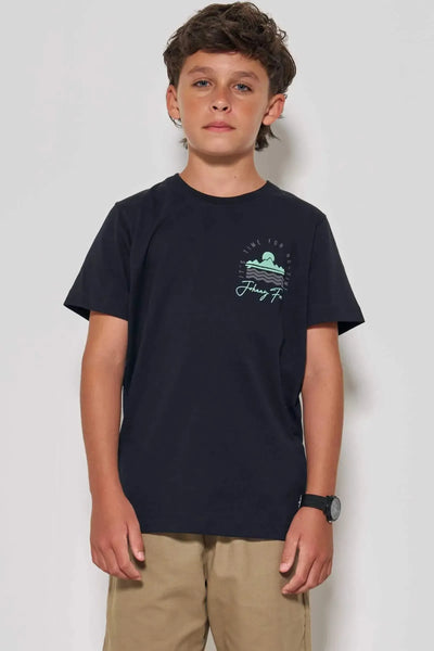 Camiseta em Meia Malha 87006 Johnny Fox Teen Menino