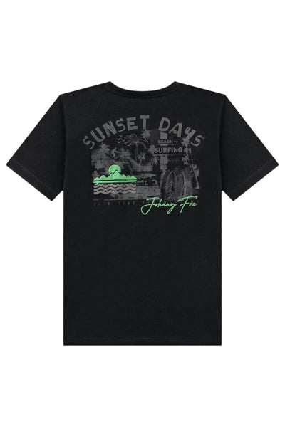 Camiseta em Meia Malha 87006 Johnny Fox Teen Menino