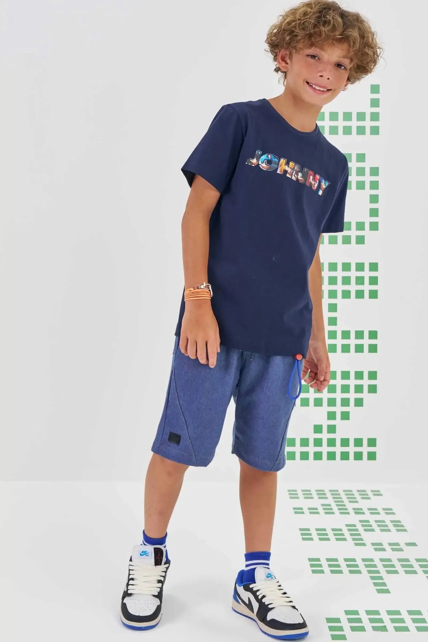 Camiseta em Meia Malha 88602 Johnny Fox Teen Menino