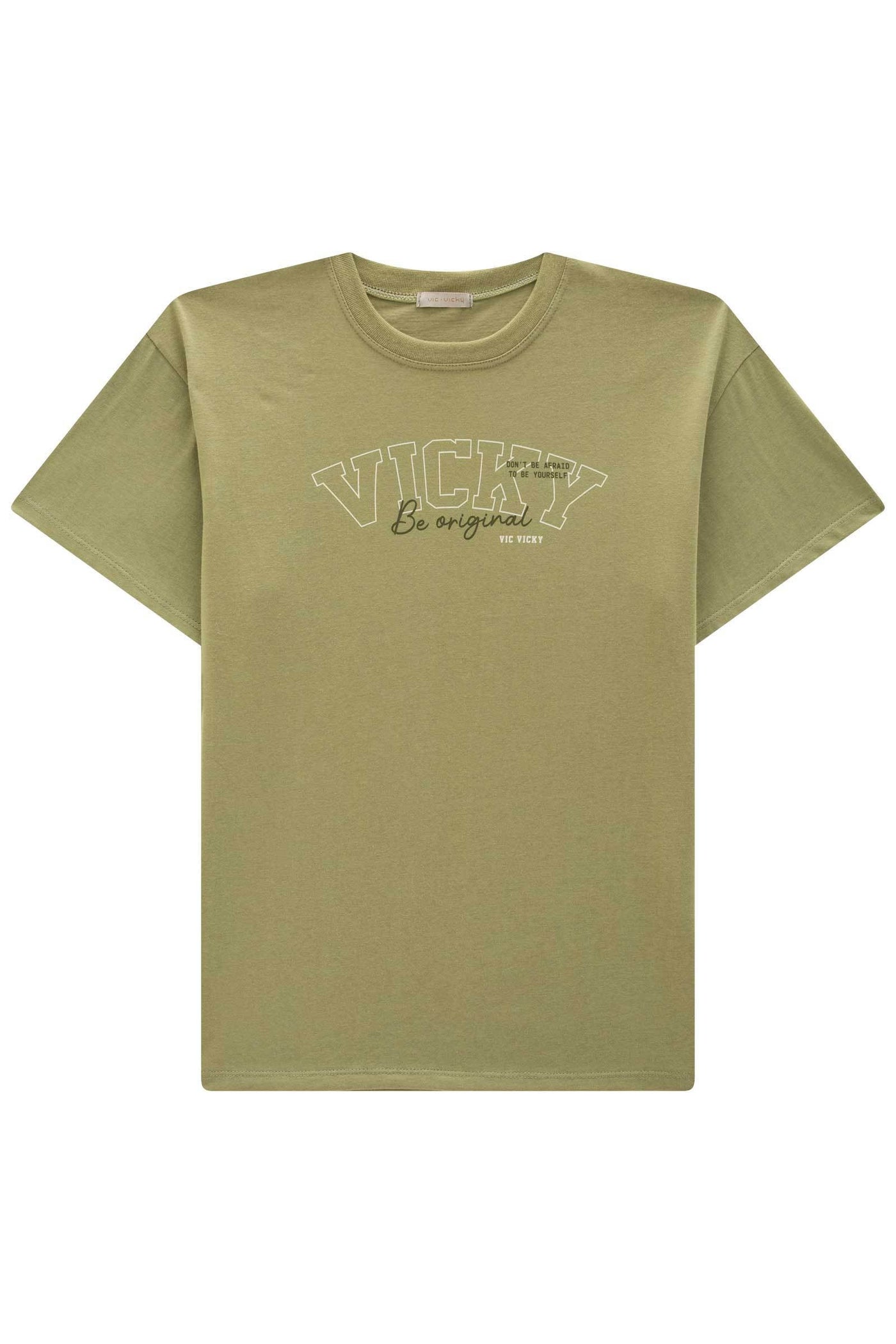 Camiseta Over em Meia Malha 82692 Vic&Vicky