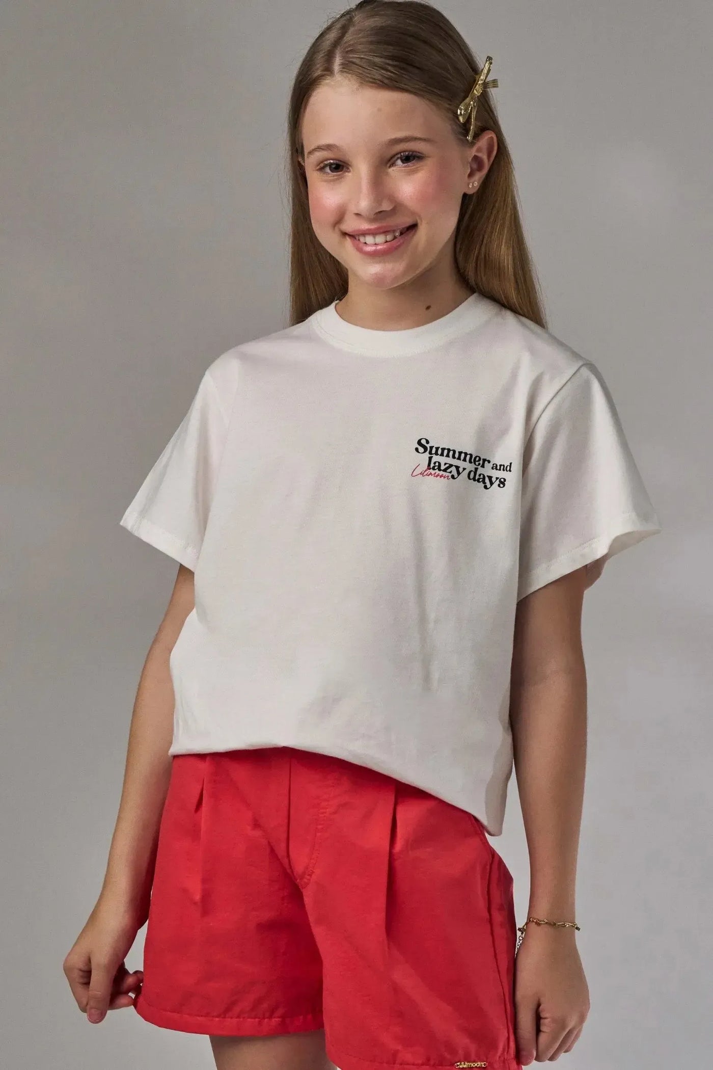 Camiseta Over em Meia Malha 86358 Lilimoon Teen Menina