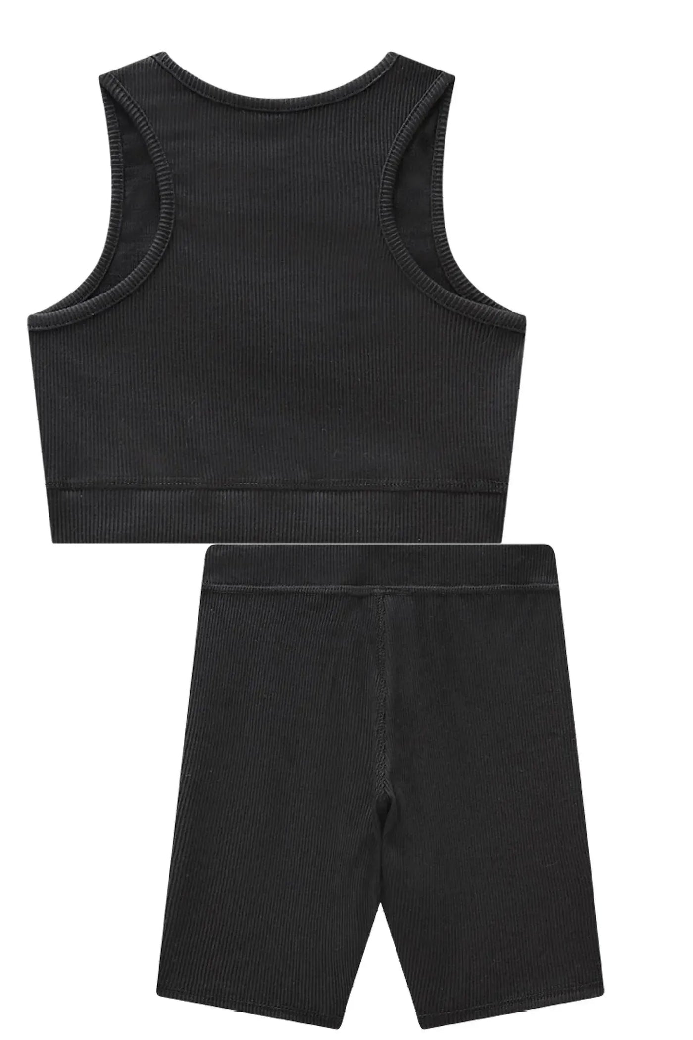 Conjunto de Top Cropped e Biker em Soft Line 86714 Vic&Vicky Teen Menina