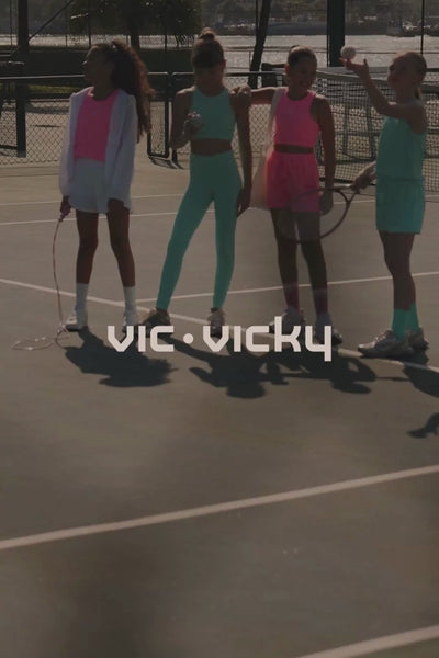 Top Cropped em Malha UV 50+ 84625 Vic&Vicky Teen Menina