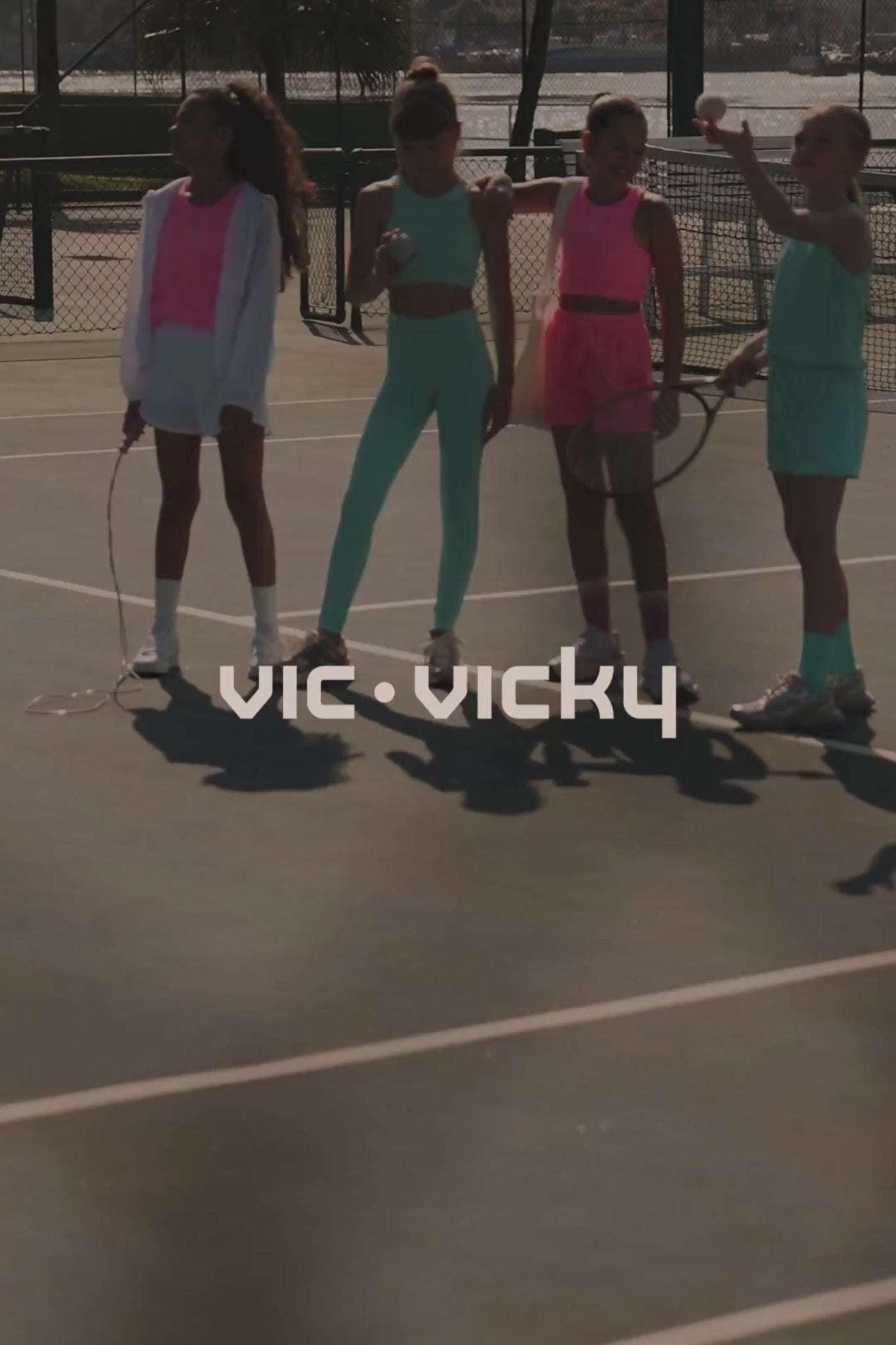 Shorts em Malha Poliamida UV 50+ 84623 Vic&Vicky Teen Menina