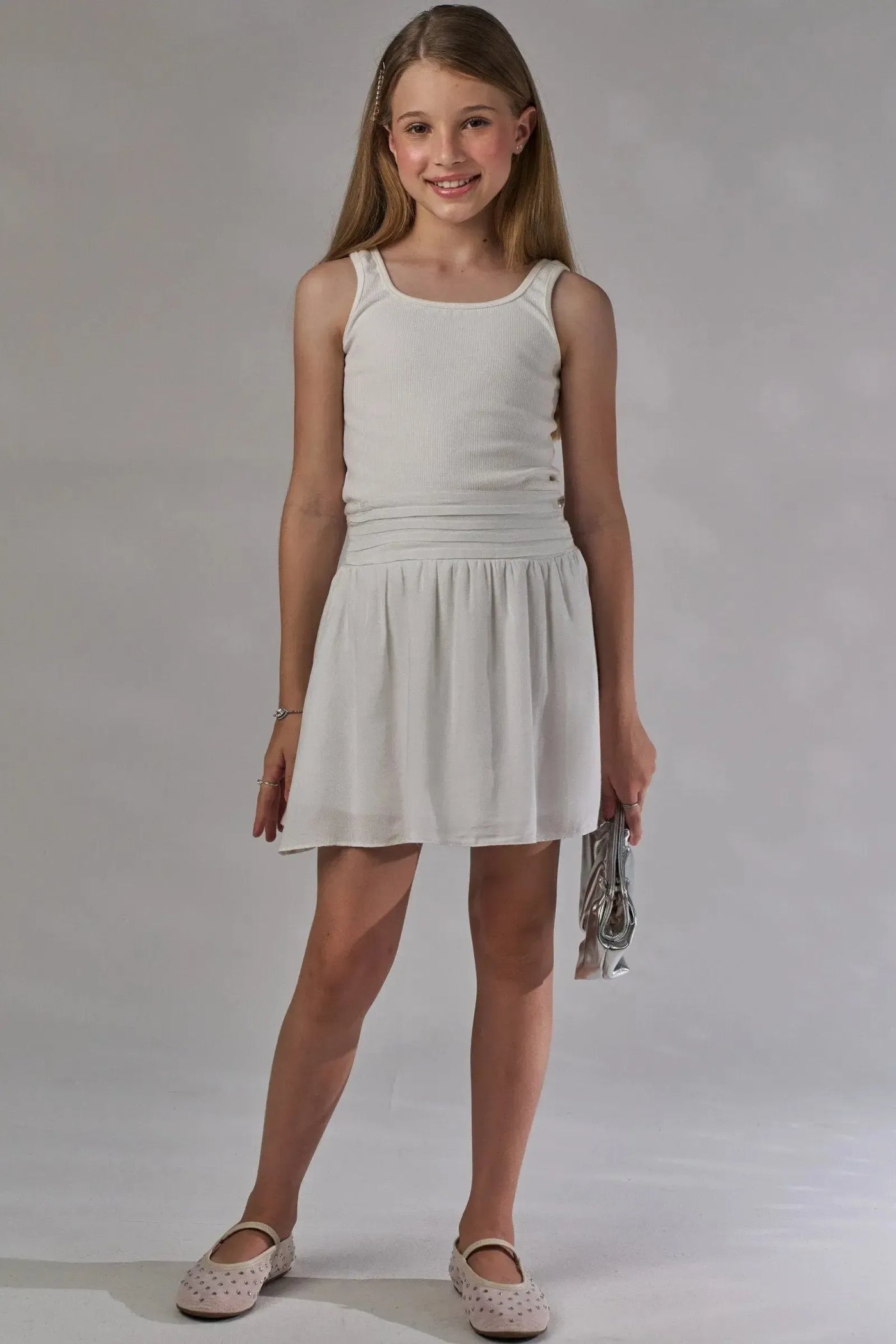 Saia em Viscose Light Shine 86420 Lilimoon Teen Menina