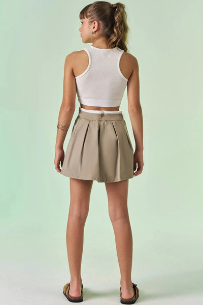 Short Saia em Sarja com Elastano 87507 Vic&Vicky Teen Menina