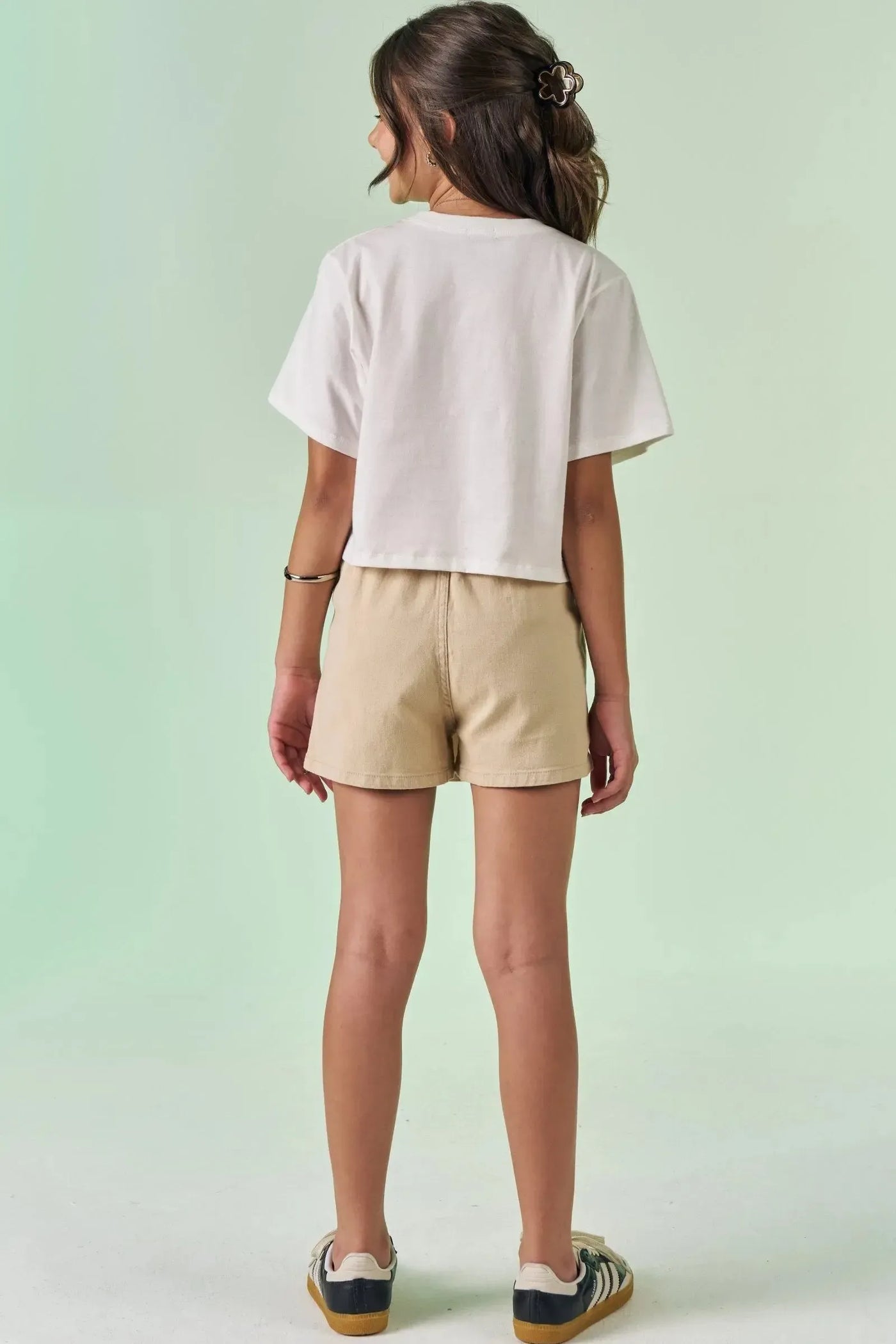 Short Saia em Sarja com Elastano 87508 Vic&Vicky Teen Menina