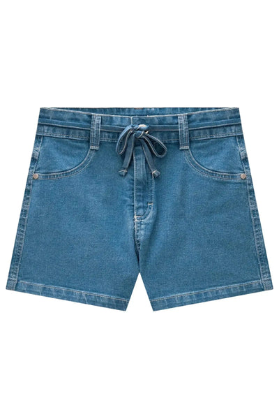 Shorts em Jeans com Elastano 86539 Lilimoon Teen Menina