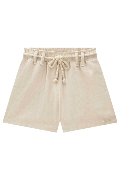Shorts em Linho Milano 87577 Lilimoon Teen Menina