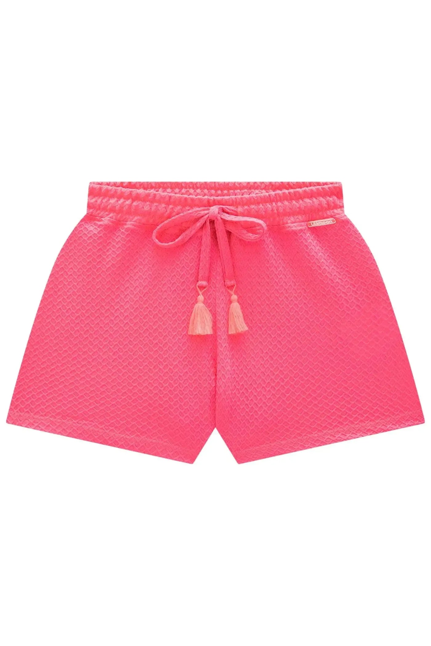Shorts em Malha Favo 87936 Lilimoon Teen Menina