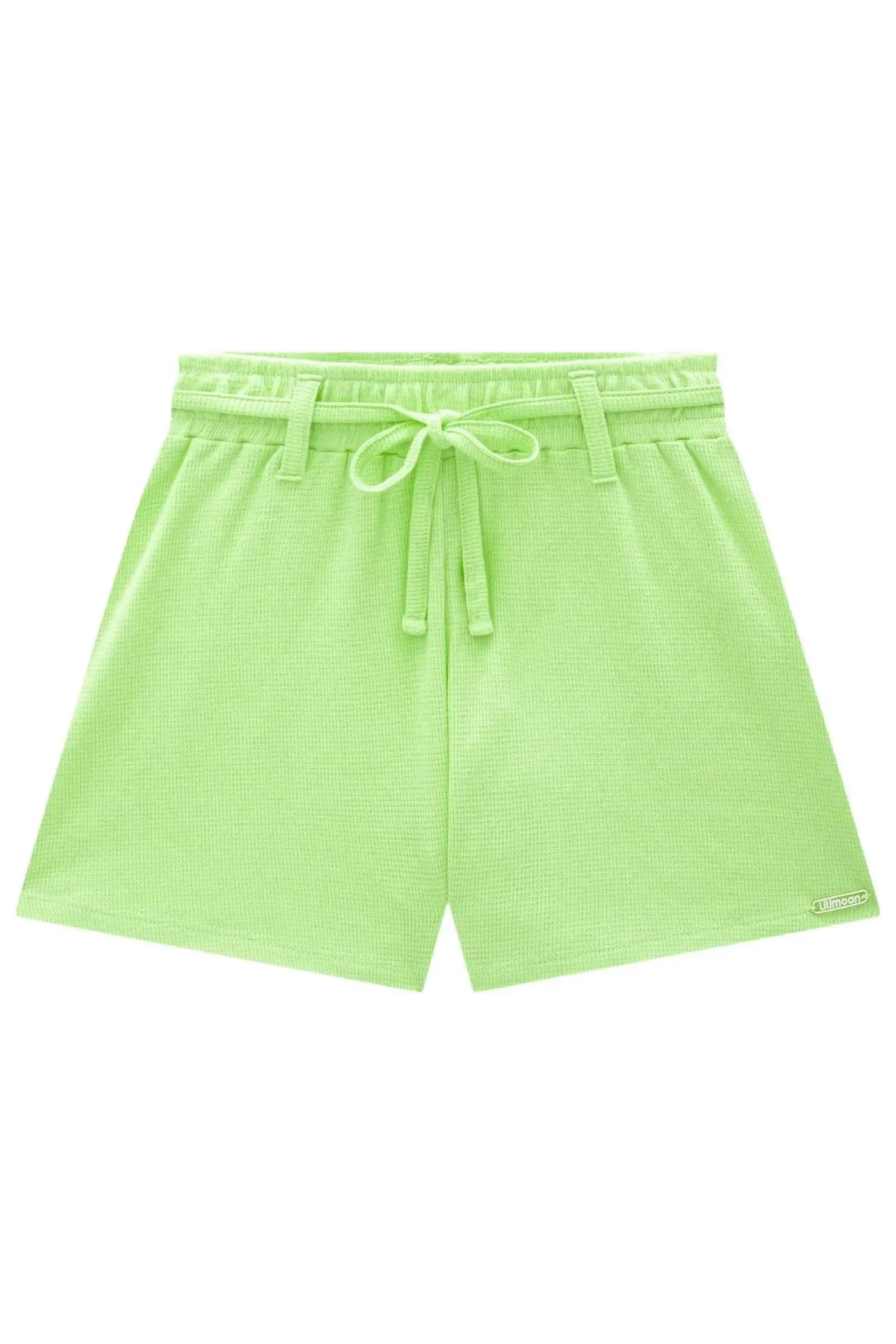 Shorts em Malha Little Waffle 89092 Lilimoon Teen Menina