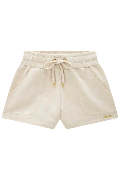 Shorts em Moletom sem Pelúcia 86545 Lilimoon Teen Menina