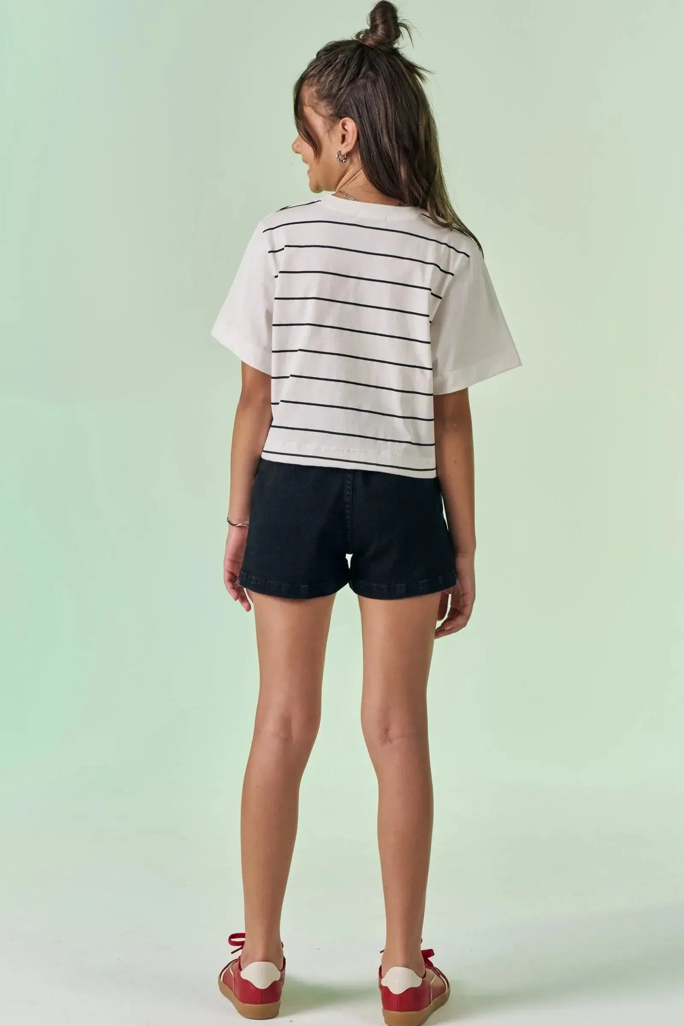 Shorts Jeans com Elastano 88621 Vic&Vicky Teen Menina
