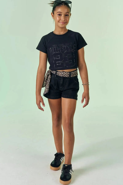 Shorts Jeans com Elastano 88621 Vic&Vicky Teen Menina